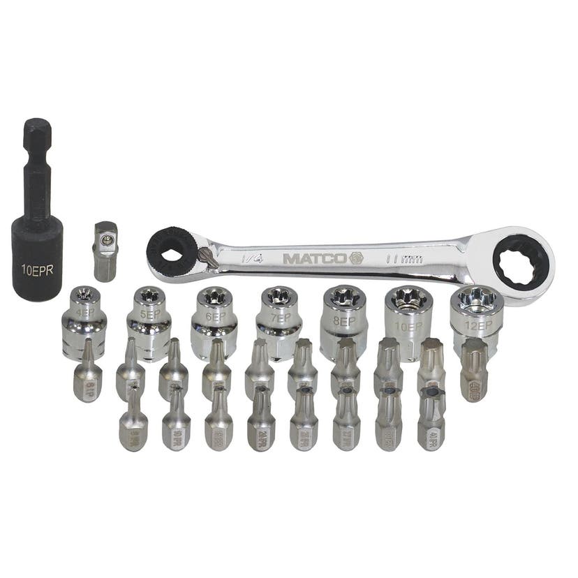 28 PIECE LOW PROFILE TORX® PLUS & TAMPER PROOF TORX® PLUS BITS