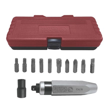 12 PIECE 3/8" DRIVE HAND IMPACT DRIVER SET WITH CASE