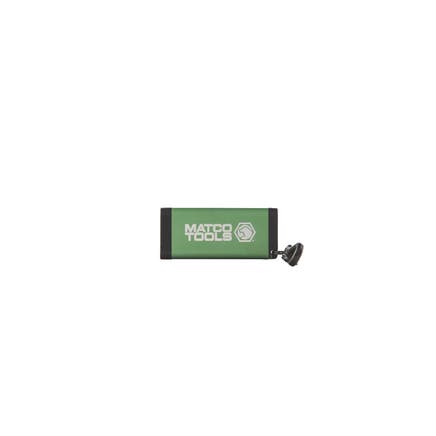 ALUMINUM BATTERY POWERED KEY CHAIN FLOOD LIGHT - GREEN