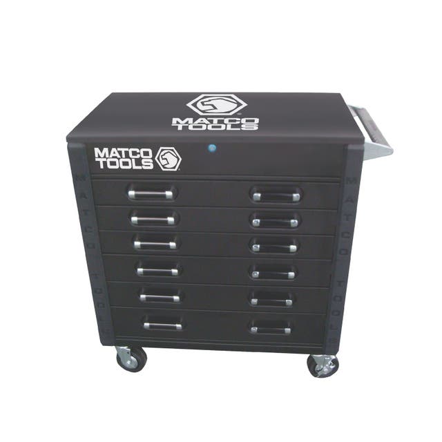 35" x 21" MSC4FD ROLLING TOOL CART (STEALTH BLACK/CHROME) MSC4SBFD