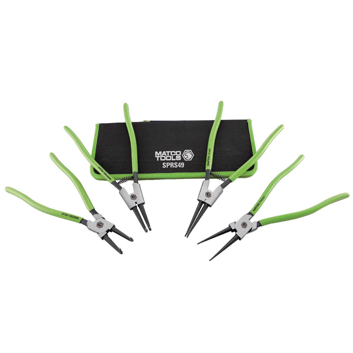 4 PC SNAP RING PLIER SET .090" SPRS49 Matco Tools