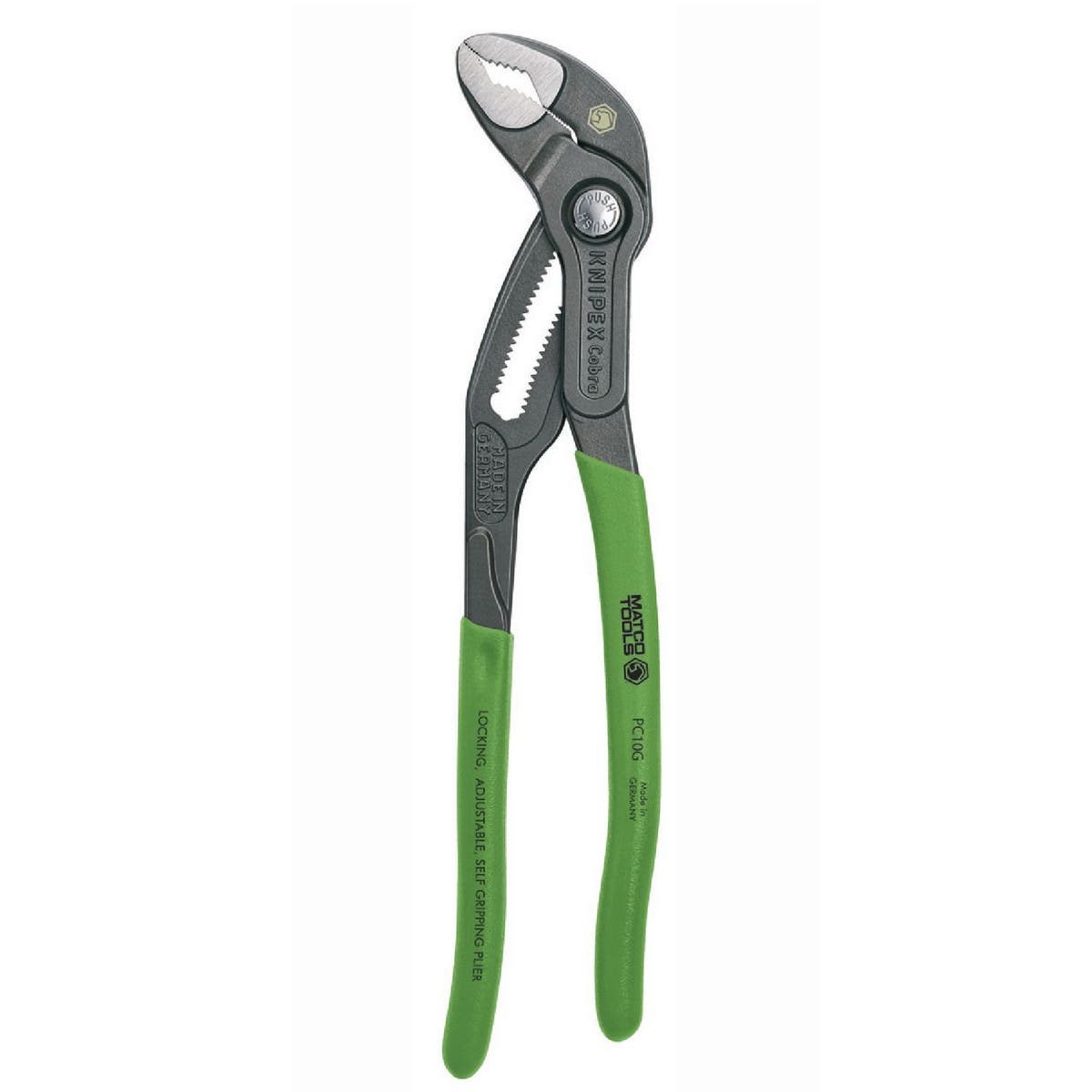 KNIPEX 3 PIECE COBRA PLIERS SET GREEN PC3SG Matco Tools