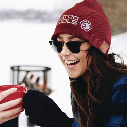 BLUETOOTH BEANIE - BURGUNDY