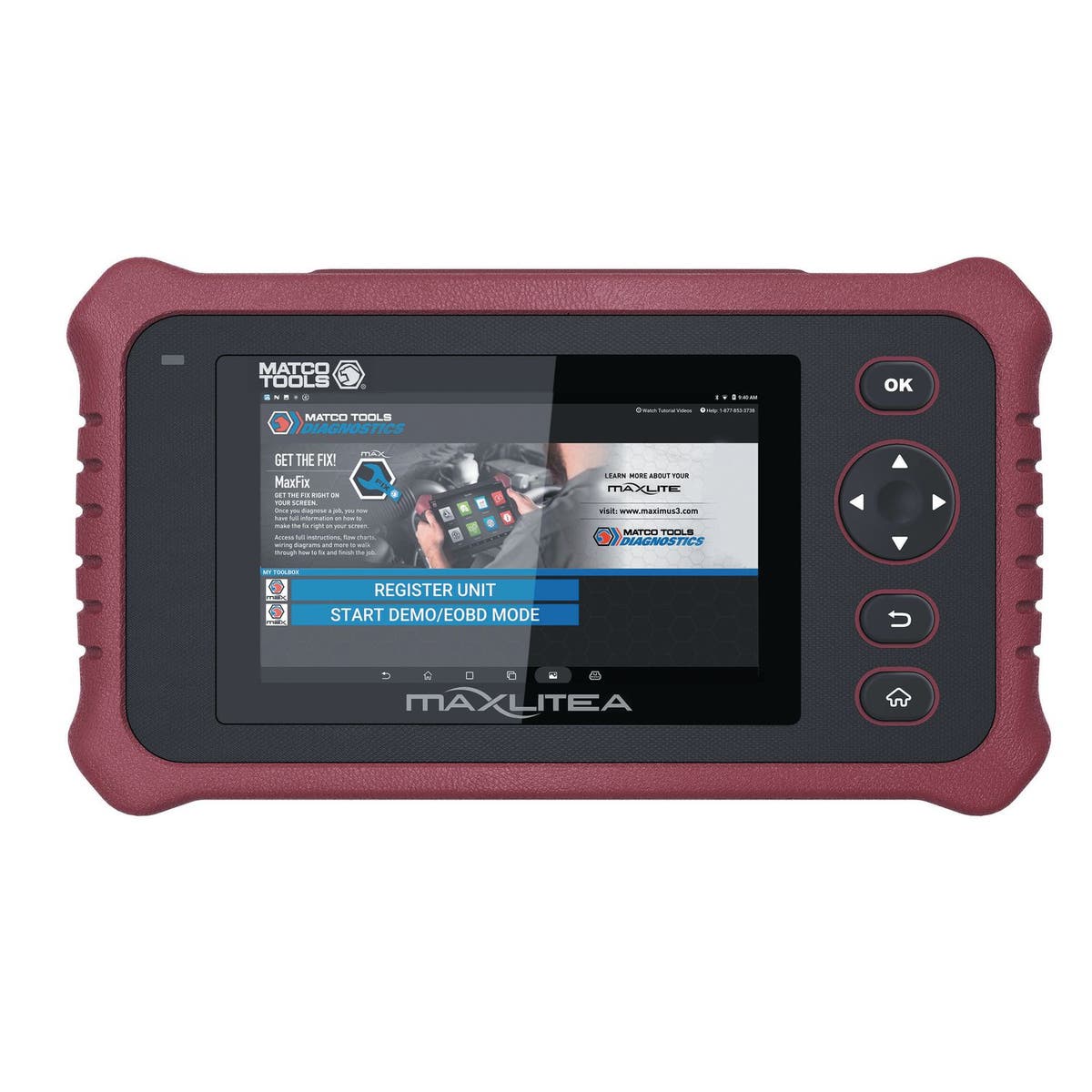 MAXIMUS LITEA DIAGNOSTIC SCAN TOOL MDMAXLITEA Matco Tools