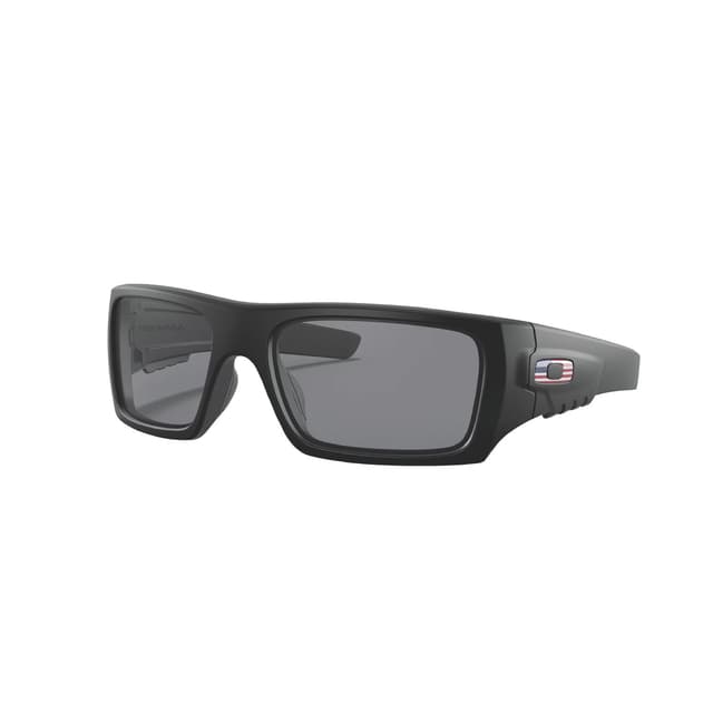 STANDARD ISSUE DET CORD™ USA FLAG COLLECTION MATTE BLACK WITH GRAY LENSES