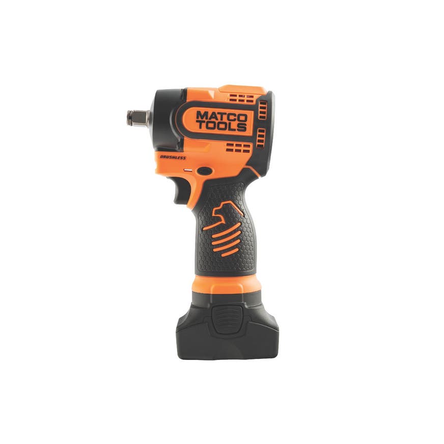 16V CORDLESS INFINIUM™ 1/2" DRIVE STUBBY IMPACT WRENCH ORANGE