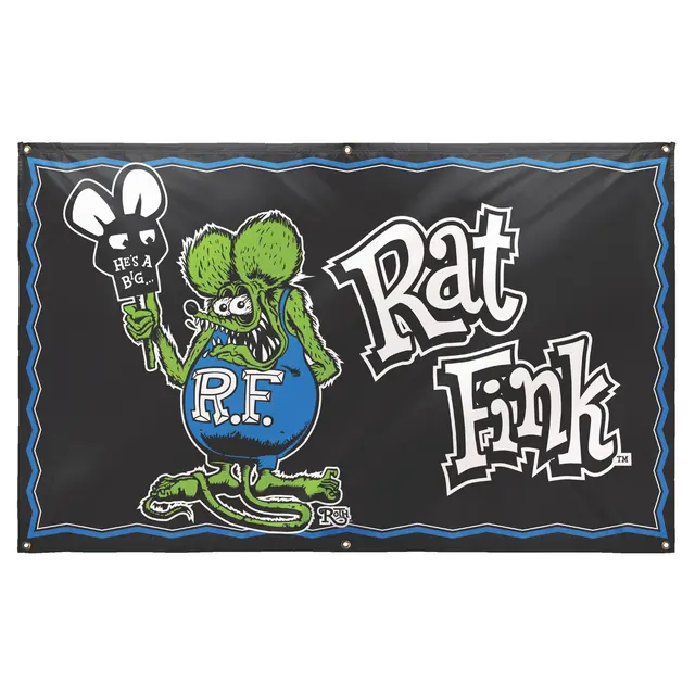BIG RAT FINK BANNER - 5'X3'