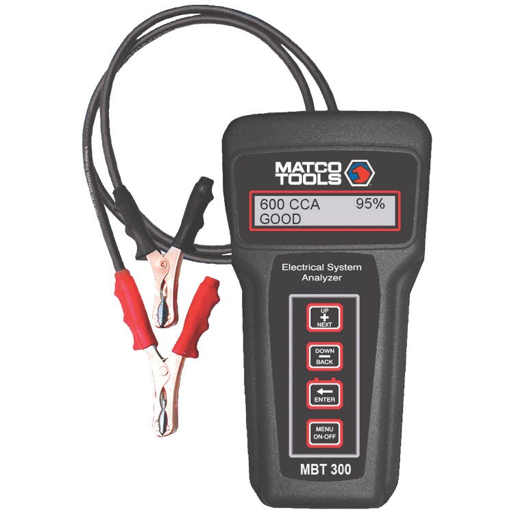 6/12/24/36V CONDUCTANCE BATTERY TESTER MBT300 Matco Tools