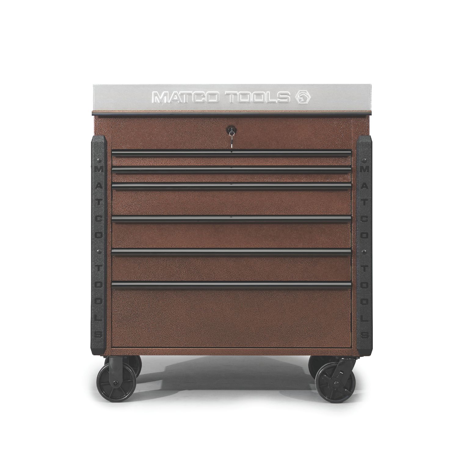 JAMESTOWN SERVICE CART 480 SERIES SILVER VEIN WITH BLACK TRIM JSC480-SVB