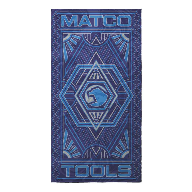 BEACH TOWEL - BLUE GEO