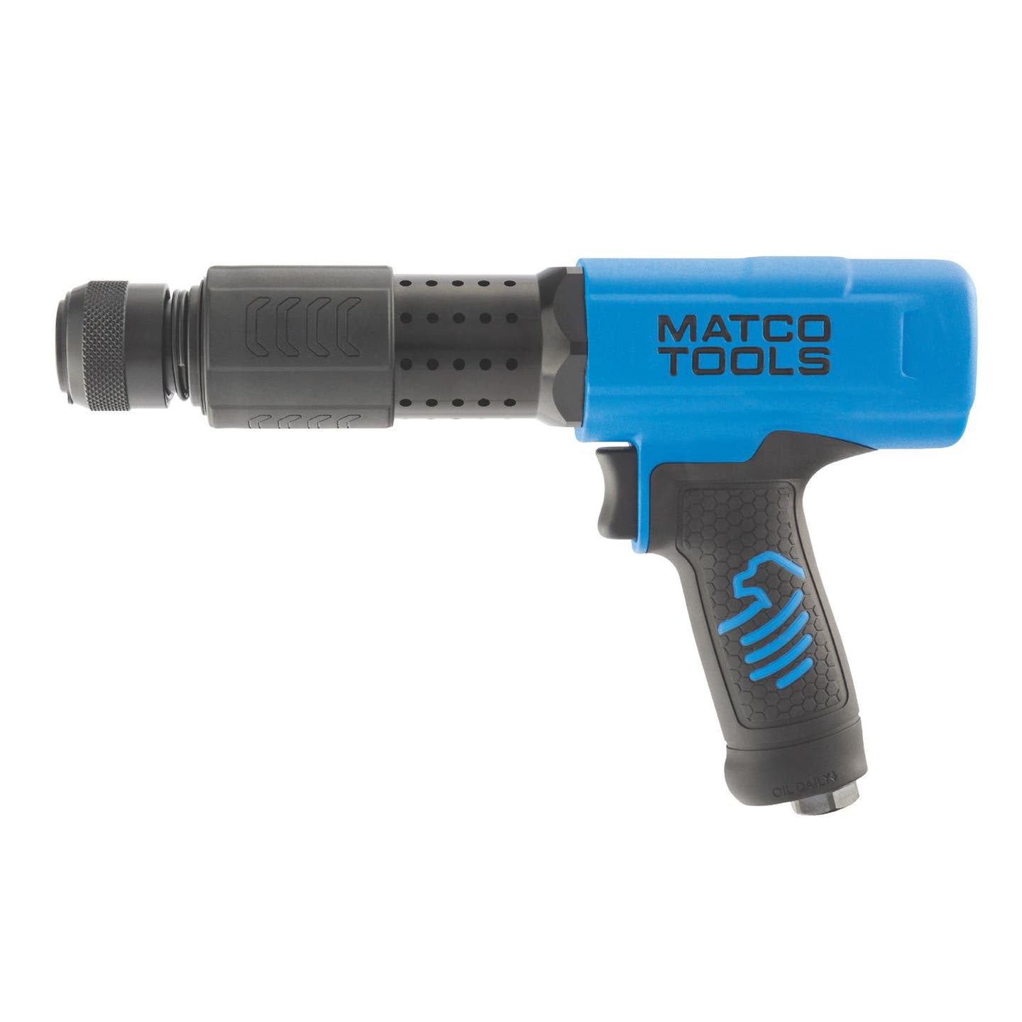 LONG BARREL PNEUMATIC AIR HAMMER - BLUE