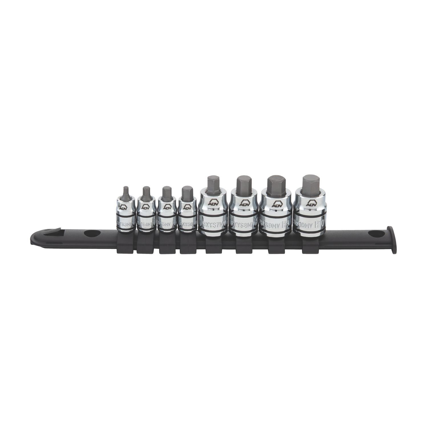 1/4 AND 3/8 DRIVE 46 PIECE MASTER ADV HEX BIT SOCKET SET