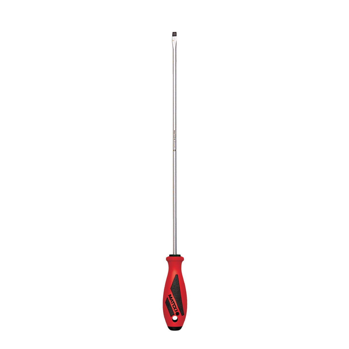 1/4" X 14" SLOTTED SCREWDRIVER - RED