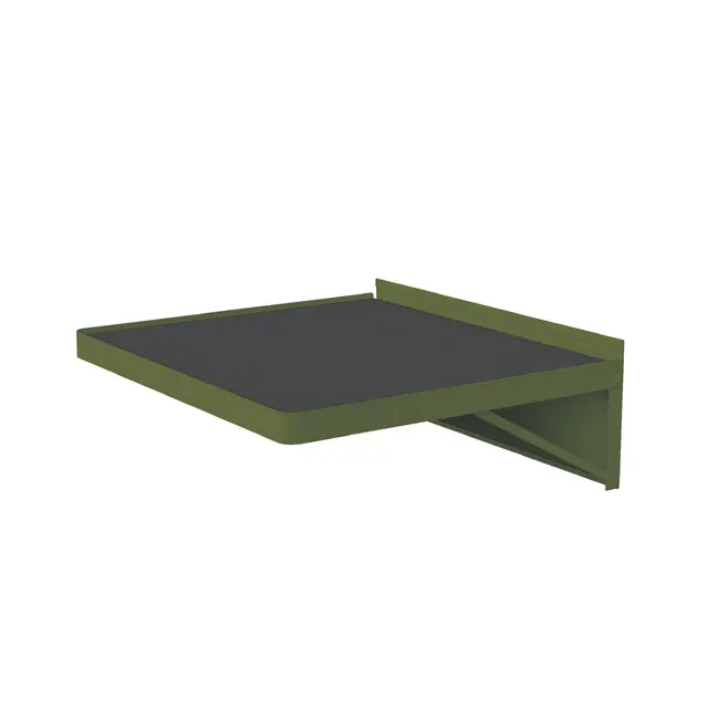SIDE SHELF 60 LB CAPACITY (MILITARY GREEN)