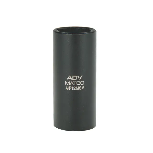1/4" DRIVE 12MM METRIC 6 POINT MID-LENGTH IMPACT SOCKET
