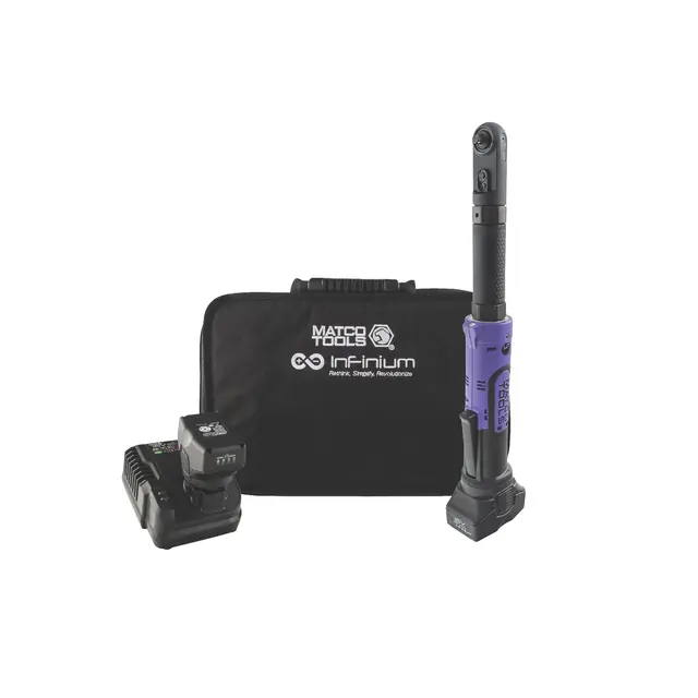 16V CORDLESS INFINIUM™ 1/4" EXTENDED SEALED HEAD RATCHET KIT - PURPLE