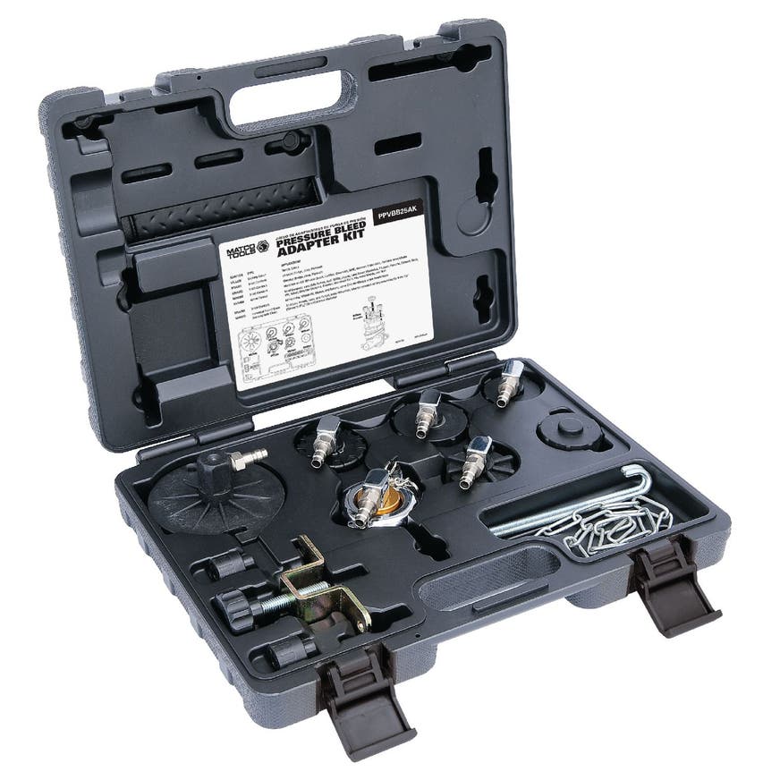 ULTIMATE PRESSURE/VACUUM BRAKE BLEED KIT PPVBB25 Matco Tools