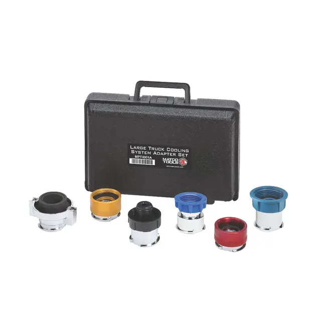 COOLING SYSTEM ADAPTER SET FOR LARGE TRUCKS, 6 PIECE