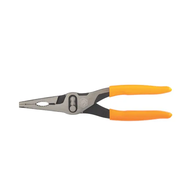 9" LONG NOSE 3-POSITION PLIER - ORANGE
