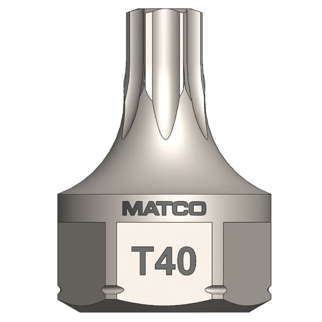 3/8" AND 17MM DUAL DRIVE OPTI-GRIP STAR BIT T40