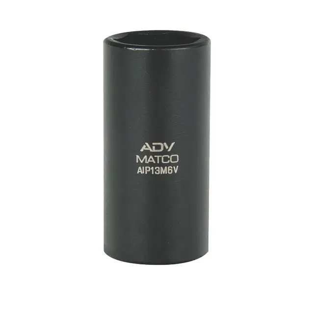 1/4" DRIVE 13MM METRIC 6 POINT MID-LENGTH IMPACT SOCKET