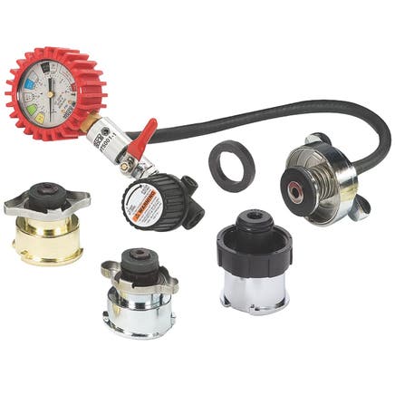 AIR POWERED COOLING SYSTEM PRESSURE TESTER