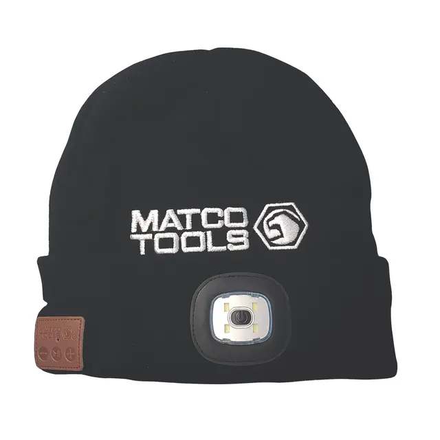 BLUETOOTH LIGHT BEANIE - BLACK