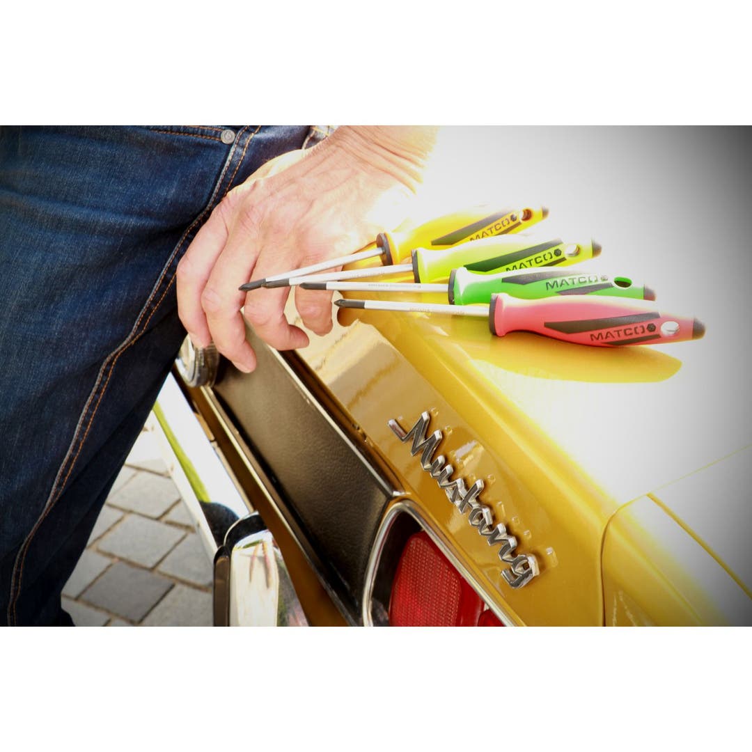 4 PIECE TOP TORQUE II™ PRECISION SCREWDRIVER SET GREEN SPRG4A Matco Tools