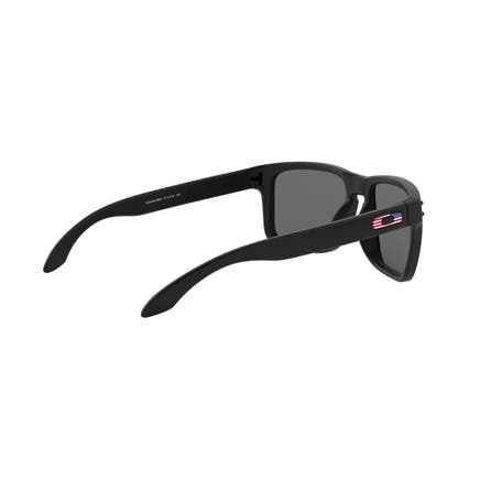 HOLBROOK™ MATTE BLACK AND USA FLAG WITH GRAY LENSES