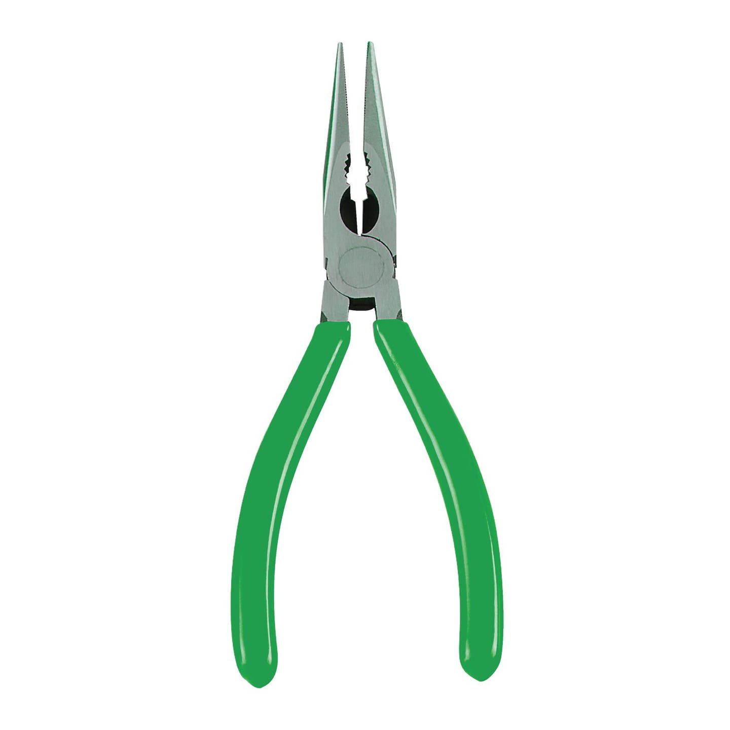 6" GREEN LONG NOSE PLIERS