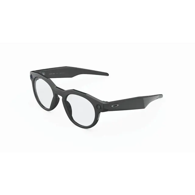 OAKLEY® META AI HSTN BLACK WITH CLEAR BLUE LIGHT AND AR LENSES