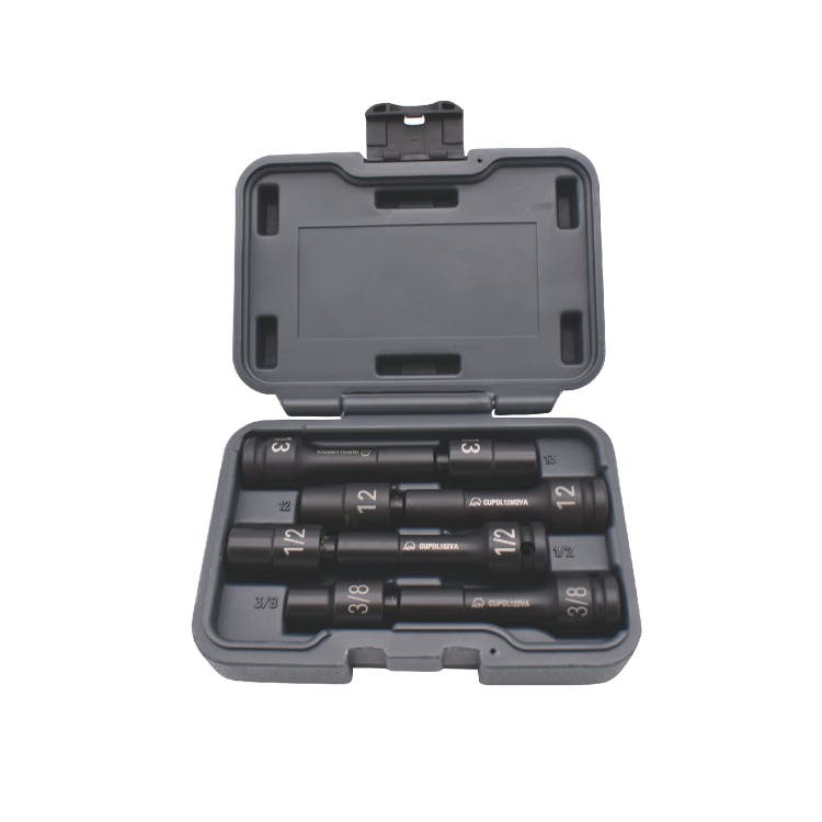1/2" DRIVE 4 PIECE 12 POINT 5" LONG PINLESS UNIVERSAL ADV IMPACT DRIVE