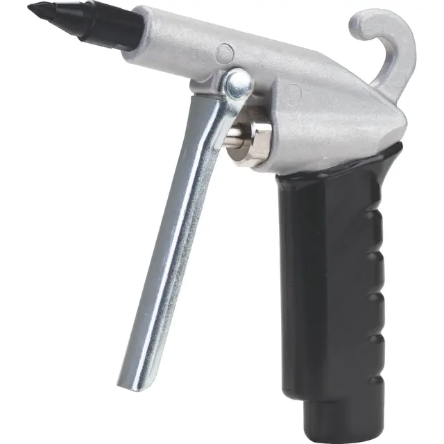 METAL BODY AIR BLOW GUN WITH SOFT RUBBER STAR TIP
