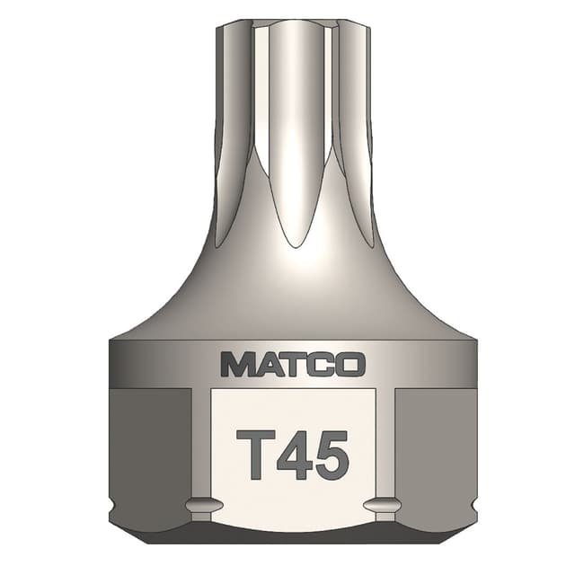 3/8" AND 17MM DUAL DRIVE OPTI-GRIP STAR BIT T45