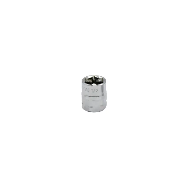 3/8" AND 17MM DUAL DRIVE 1/2" SAE 6 POINT LOW PROFILE SOCKET
