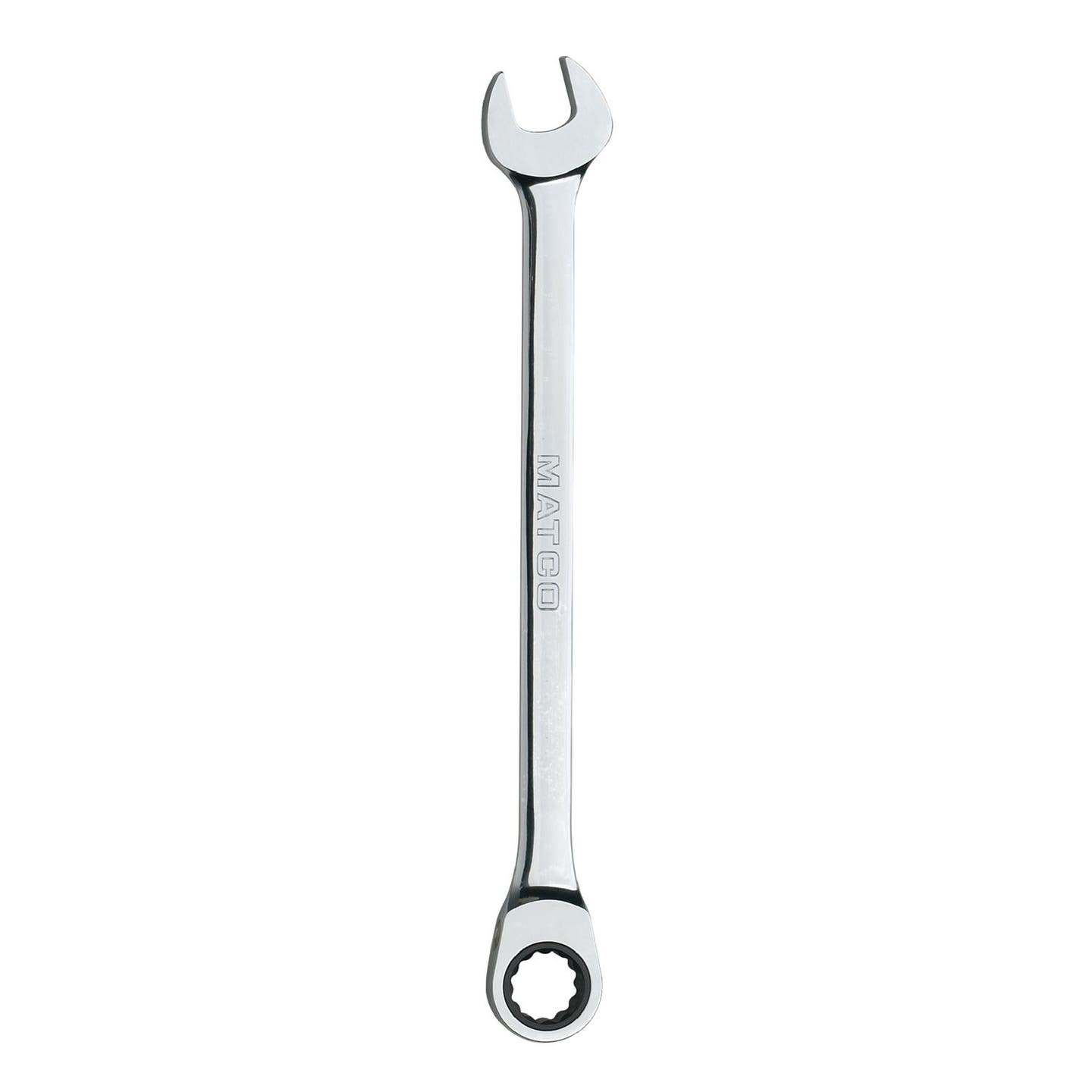 11/16" 72 TEETH EXTRA LONG REVERSIBLE COMBINATION RATCHETING WRENCH