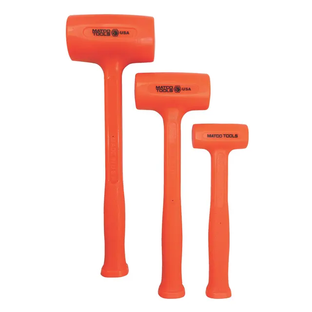 3 PIECE STANDARD HEAD MATCOTHANE™ HAMMER SET ORANGE