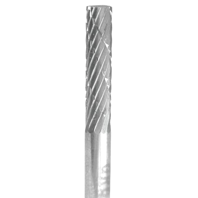 CYLINDER PLAIN END, 1/8" X 9/16" X 1/8", DOUBLE CUT BURR