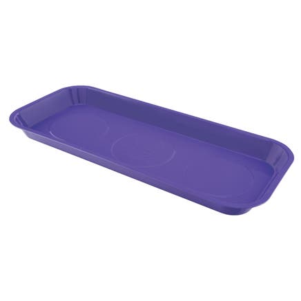 RECTANGULAR MAGNETIC PARTS TRAY 6-1/4" x 14-1/8" - PURPLE