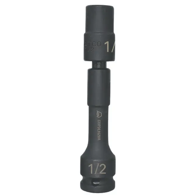 1/2" DRIVE 1/2" 12 POINT PINLESS UNIVERSAL DRIVE LINE IMPACT SOCKET