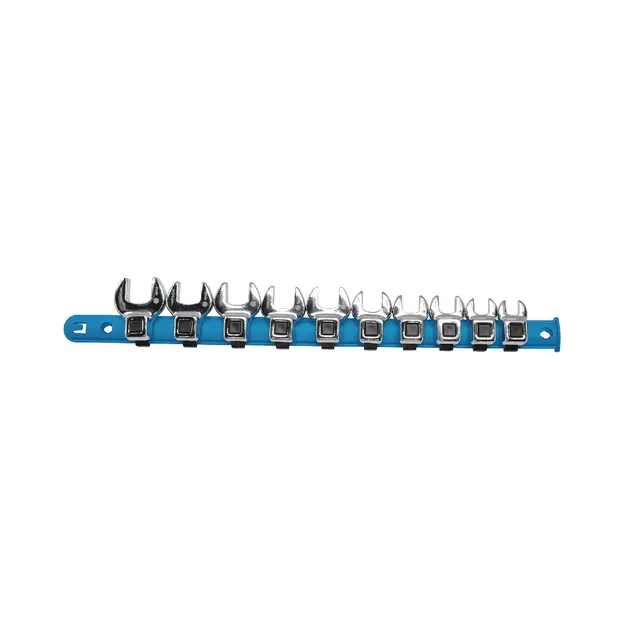 10 PIECE 3/8" DRIVE METRIC CROWFOOT WRENCH SET
