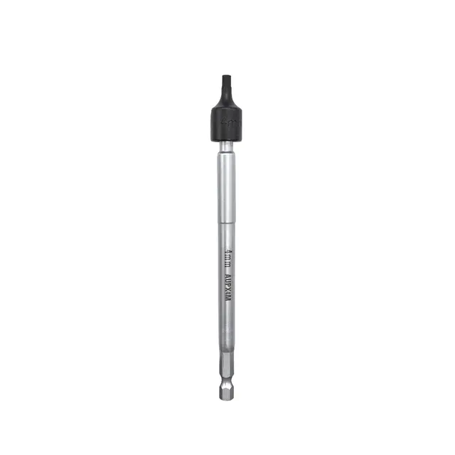 1/4" SHANK 4MM METRIC HEX UNIVERSAL IMPACT DRIVER 6" LONG EXTENSION POWER BIT