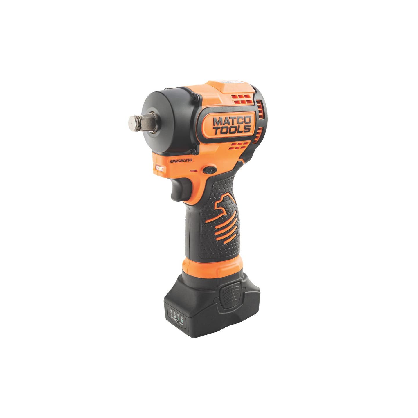 16V CORDLESS INFINIUM™ 1/2" DRIVE STUBBY IMPACT WRENCH - ORANGE