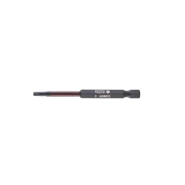 3MM METRIC HEX POWER BIT, 3"