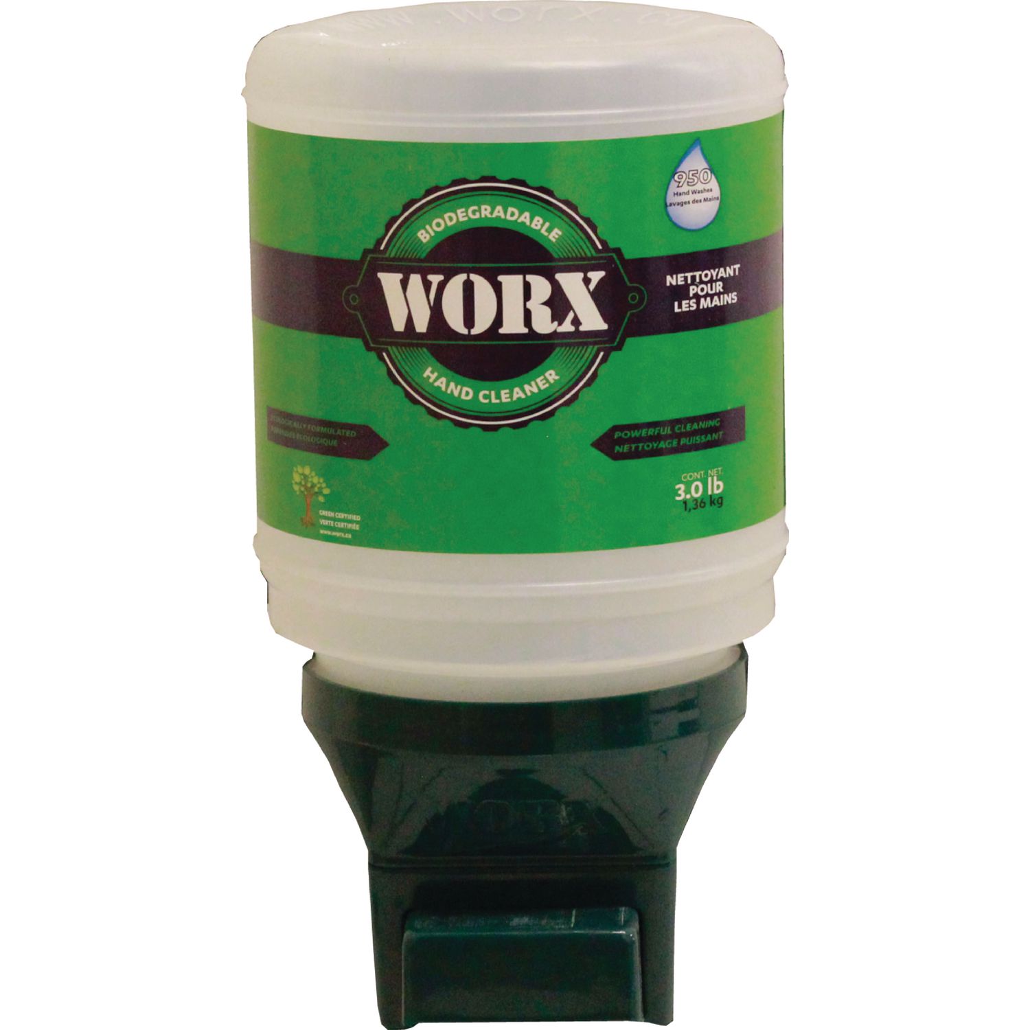 WORX BIODEGRADABLE HAND CLEANER WITH SHOP