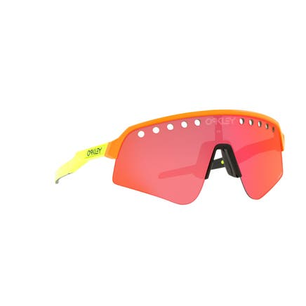 OAKLEY® SUTRO LITE SWEEP MATTE ORANGE/TENNIS BALL YELLOW WITH PRIZM™ TRAIL TORCH VENTED LENSES