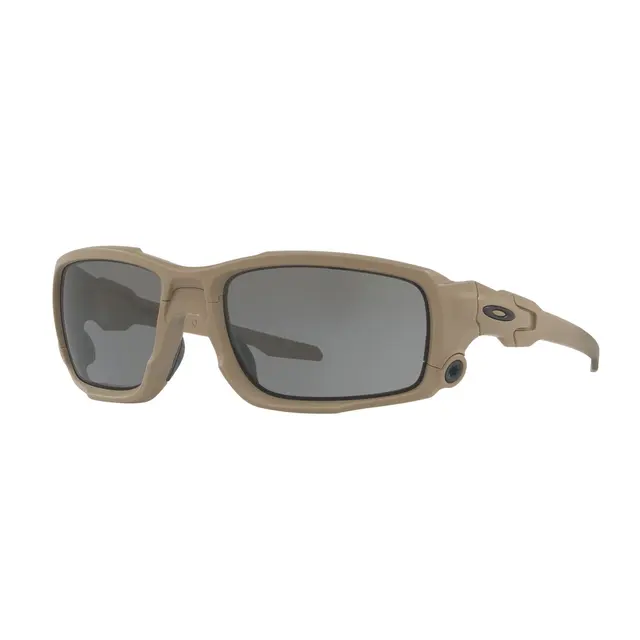 SI BALLISTIC SHOCK TUBE® TERRAIN TAN WITH GRAY LENSES