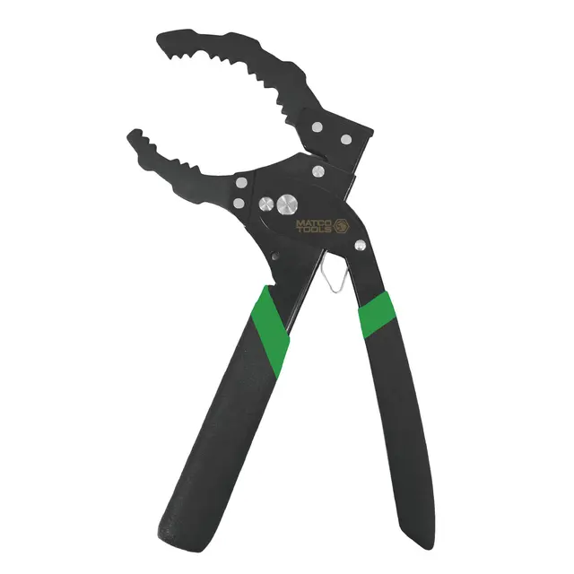 AUTO-ADJUSTABLE OIL FILTER PLIERS - GREEN