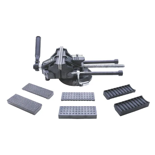 6" QUICK LOW PROFILE BENCH VISE WITH SWIVEL MOUNT