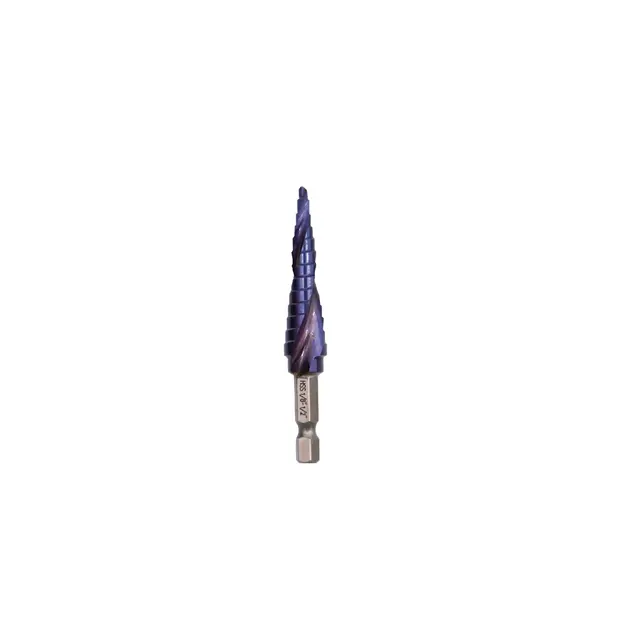 4-20MM TITANIUM BLUE STEP DRILL QUICK CHANGE